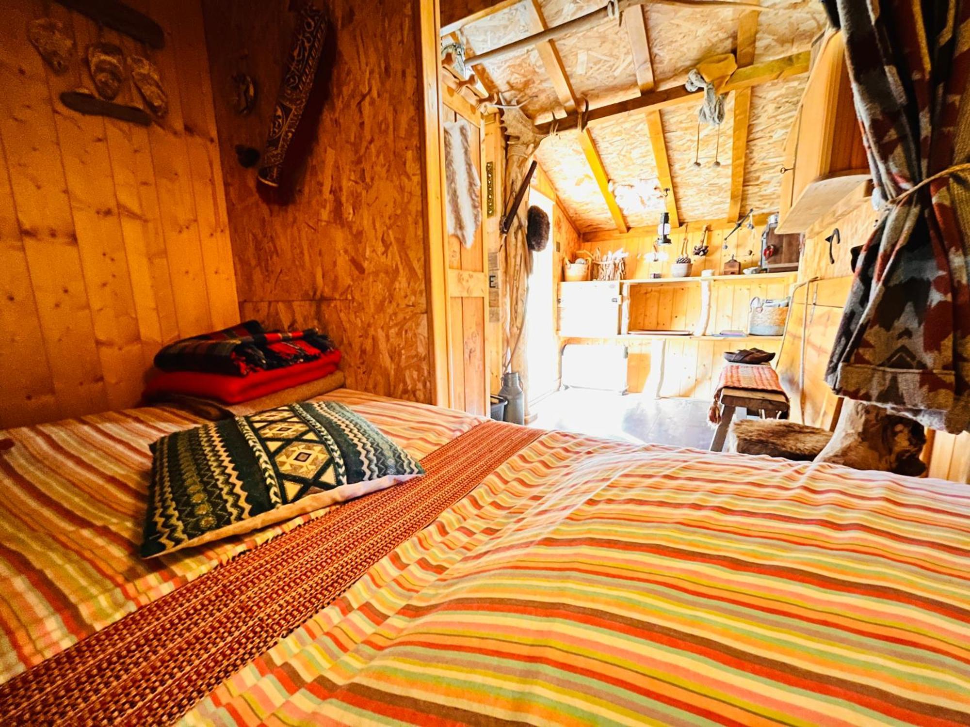 La Cabane Perchee Du Trappeur Écrainville Esterno foto