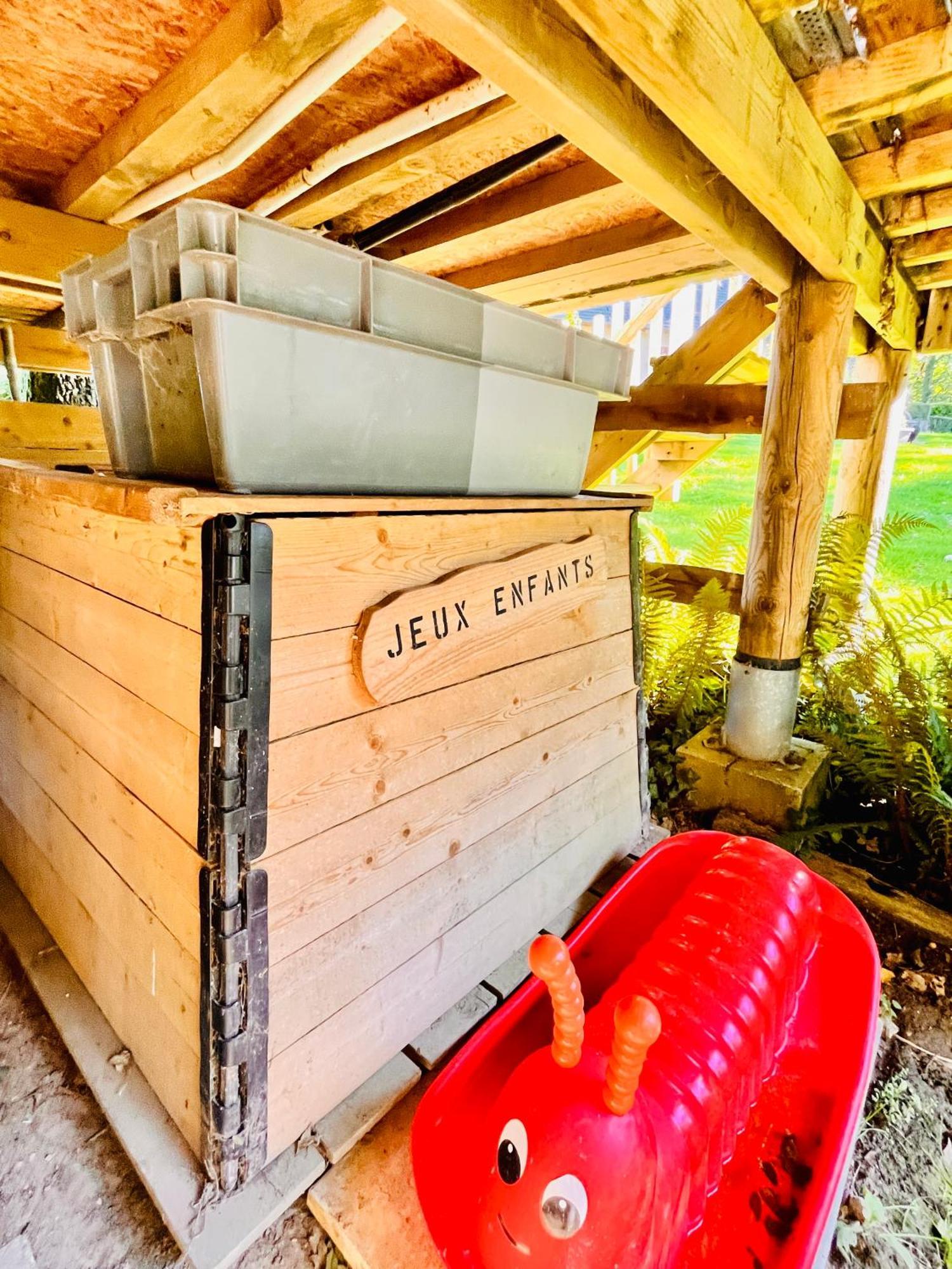 La Cabane Perchee Du Trappeur Écrainville Esterno foto