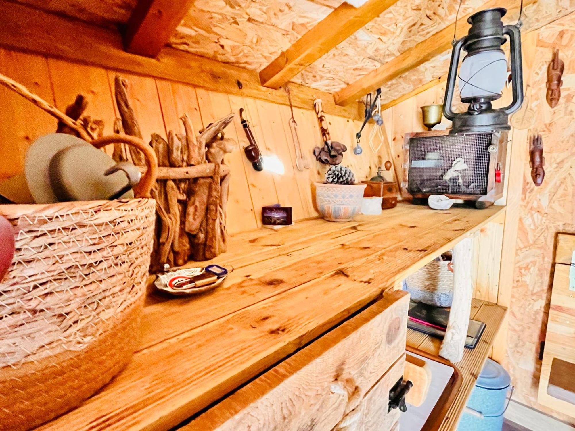 La Cabane Perchee Du Trappeur Écrainville Esterno foto
